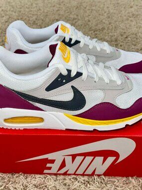 Nike Women’s Air Max Correlate Sneakers Shoes White Rave Purple, Size 11.5 (New)